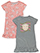 Gray/Coral