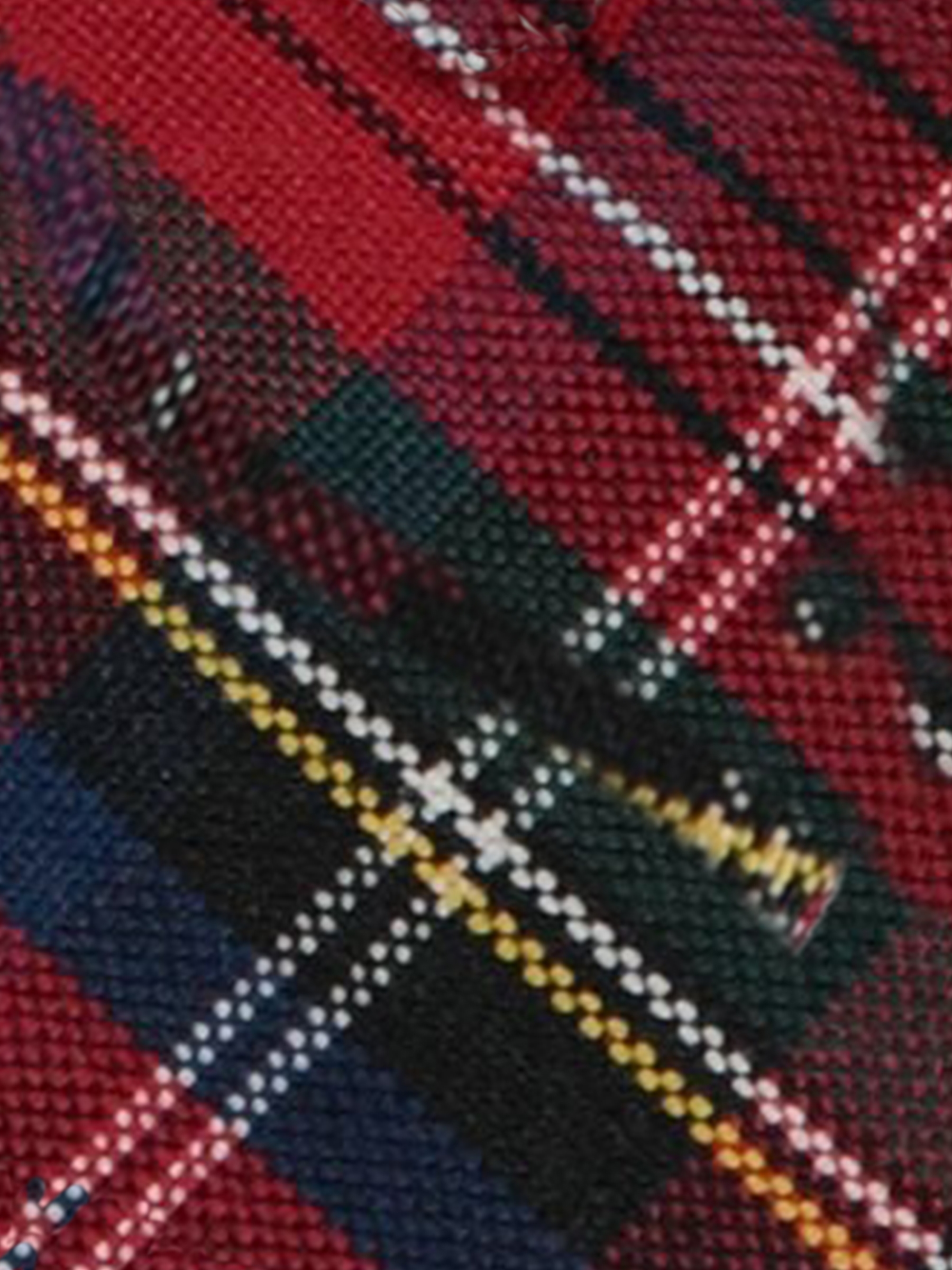Red/Green/White/Gold *Plaid #68*