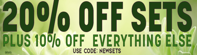 20% OFF SETS PLUS10% OFF EVERYTHING ELSE! Use code: NEWSETS. Expires 2/28/26, 11:59 PM PST.