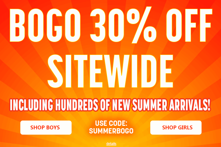 BOGO 30% OFF SITEWIDE - INCLUDING HUNDREDS OF NEW SUMMER ARRIVALS! Use code: SUMMERBOGO. Expires 6/9/26, 11:59 PM PST.