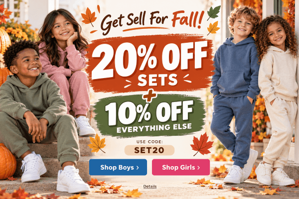 GET SET FOR FALL! 20% OFF SETS + 10% OFF EVERYTHING ELSE! Use code: SET20. Expires 9/15/26, 11:59 PM PST.