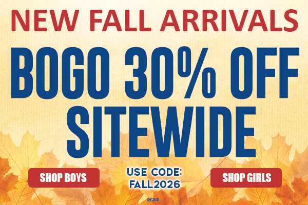 NEW FALL ARRIVALS: BOGO 30% OFF SITEWIDE! use code: FALL2026. Expires 10/15/26, 11:59 PM PST.