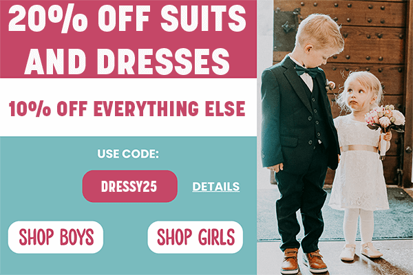 20% OFF SUITS AND DRESSES, 10% OFF EVERYTHING ELSE! Use code: DRESSY25. Expires 3/24/25, 11:59 PM PST.