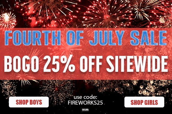 FOURTH OF JULY SALE! 25% OFF SITEWIDE! Use code: FIREWORKS25. Expires 7/7/25, 11:59 PM PST.