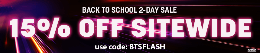 BACK TO SCHOOL 2-DAY SALE: 15% OFF SITEWIDE! Use code: BTSFLASH. Expires 8/14/25, 11:59 PM PT.