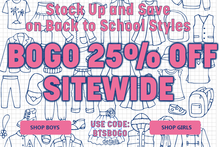 Stock Up and Save on Back to School Styles: BOGO 25% OFF SITEWIDE! Use code BTSBOGO. Expires 8/21/25, 11:59 PM PST.